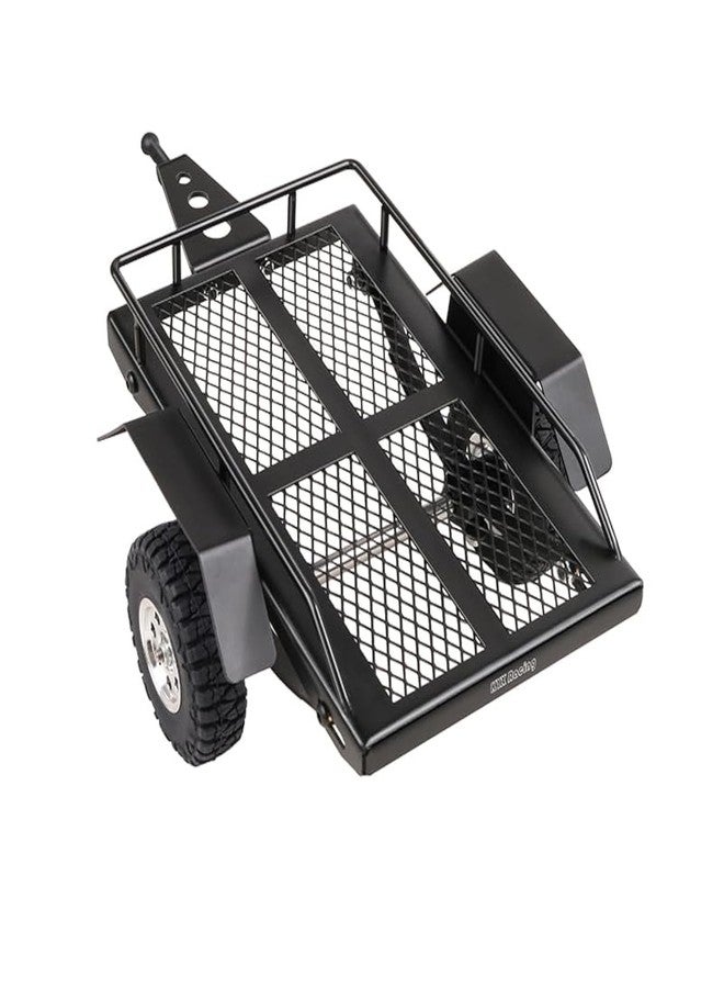 KYX Racing Metal Heavy Duty RC Truck RC Rock Car Trailer Upgrades Parts Accessories for 1/18 RC Crawler Traxxas TRX4M - Image 1